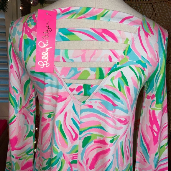 Lilly Pulitzer NWT Ophelia Swing Dress Croc My World PRICE IS FIRM🔥 - Picture 12 of 16